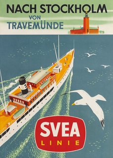Till Stockholm affisch retro-poster 1950-tal, retro-poster, reseaffisch Vintage, turist poster turistaffisch, Sverigeaffisch, sverigeposter, stockholmsaffisch, stockholmsposter sweden travel posters