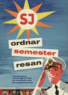  Affisch, retro-poster, reseaffisch Vintage, turist poster turistaffisch, Sverigeaffisch, sverigeposter