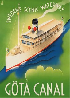 produkt göta kanal affisch poster